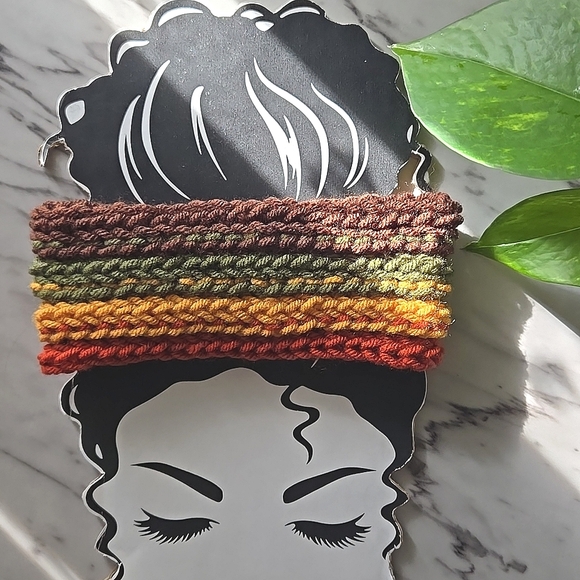 Handmade Turban Knit Headband - Picture 2 of 5